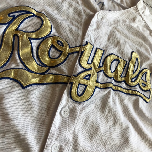 royals world series gold jersey